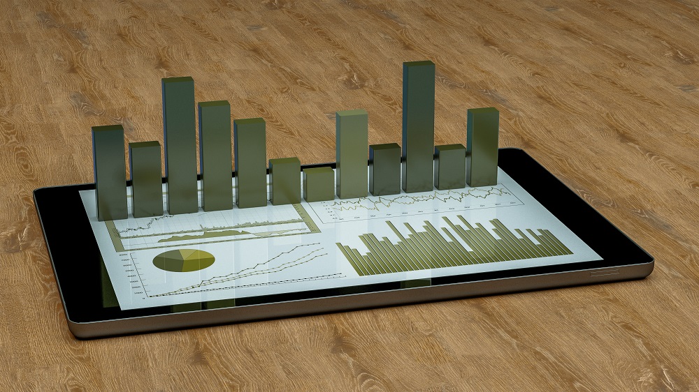 Ökologische Analyse von Wachstum und Nachhaltigkeit auf Tablet Computer
