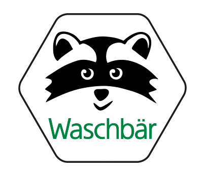 Waschbär Logo